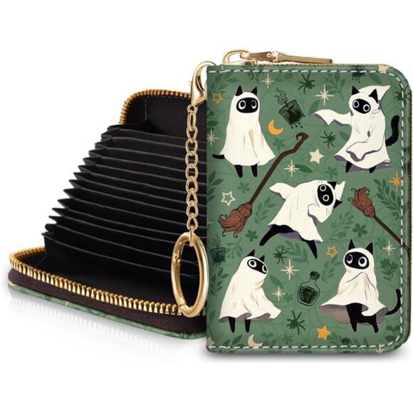 Witch Magic Small RFID Wallet Witch Spooky Halloween - Picture 1 of 6